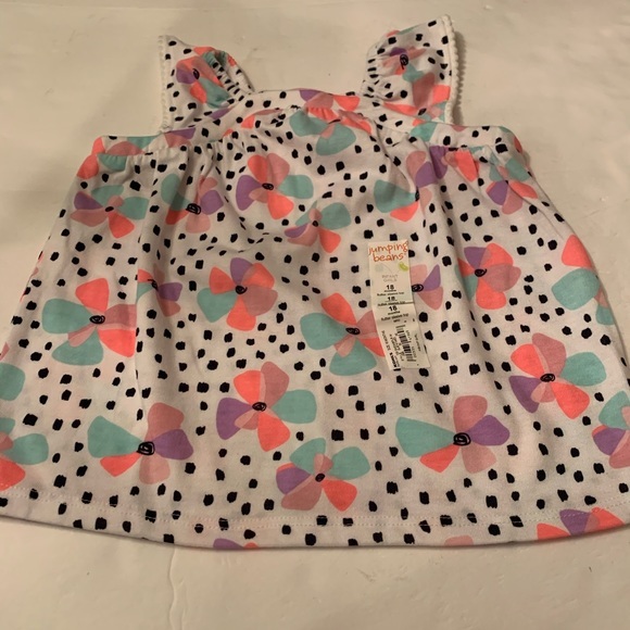 Jumping Bean Top with Old Navy Burmuda Shorts NWOT - Picture 3 of 10